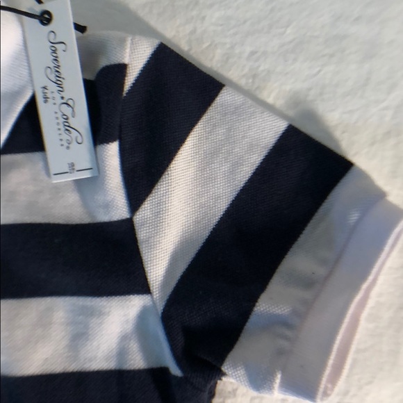 NWT Sovereign Code Devonshire Striped Polo - Picture 6 of 8